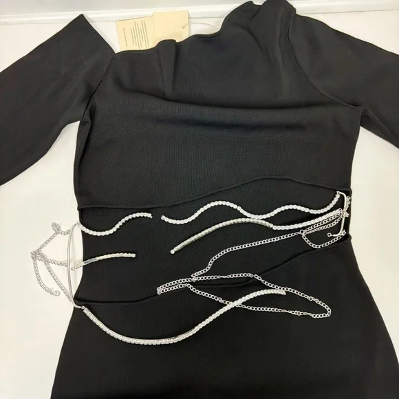 Flaw AYA MUSE Lero Dress in Black Size XL